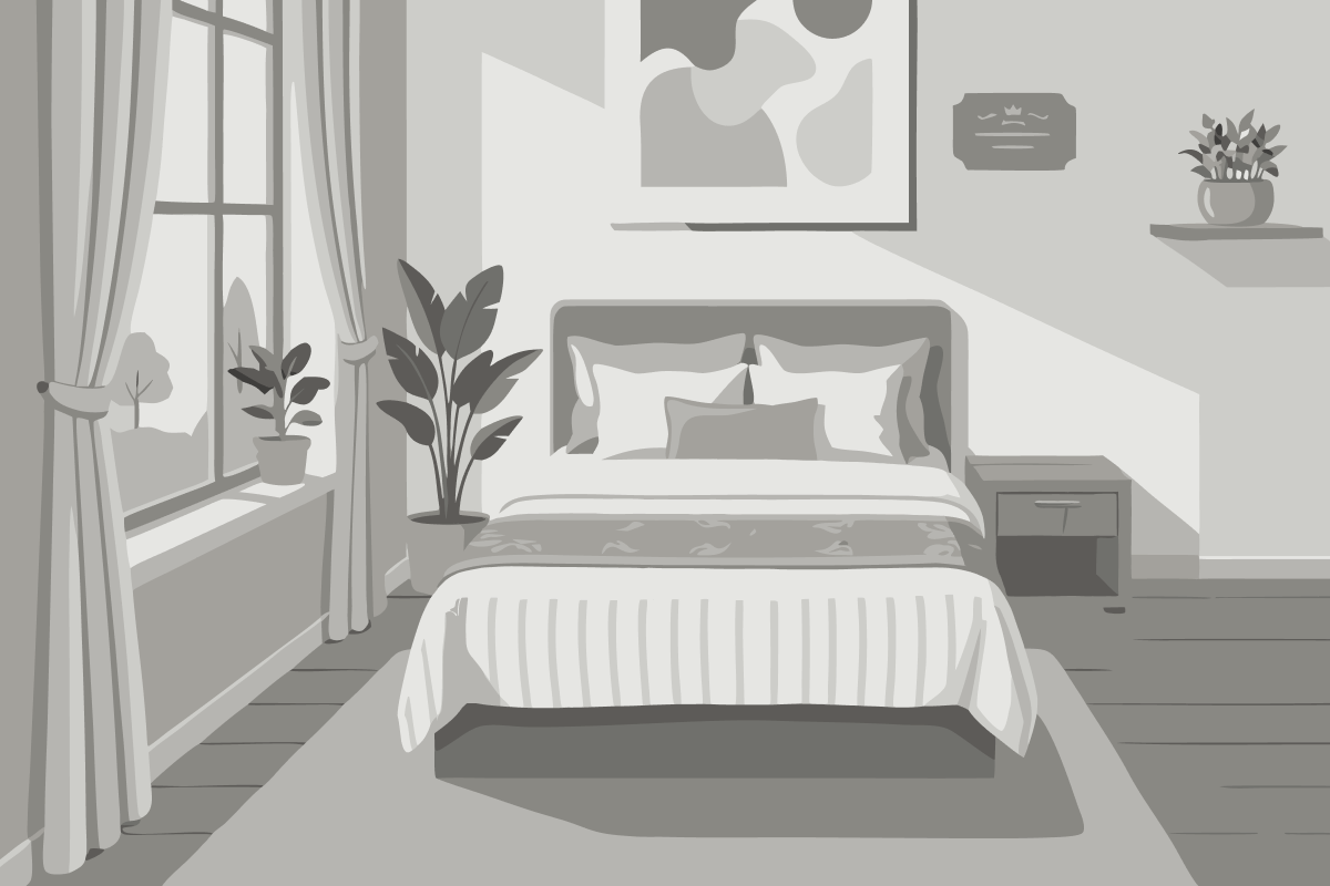 Cama en Habitación Compartida Femenina provista de 8 camas y baño